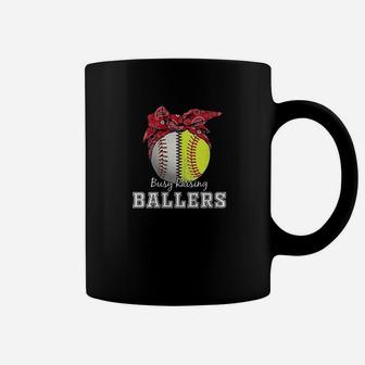 Busy Raising Ballers Softball Baseball Baseball Mom Coffee Mug | Crazezy CA