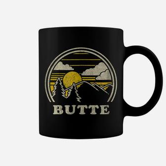 Butte Montana Mt T Shirt Vintage Hiking Mountains Tee Coffee Mug | Crazezy DE