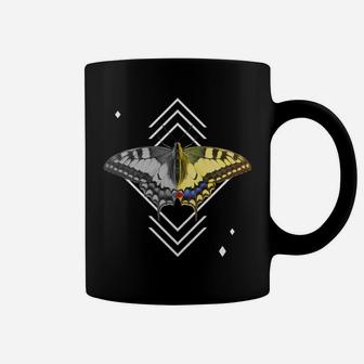 Butterfly Ar Novelty Geometric Minimalist Graphic Coffee Mug - Thegiftio UK
