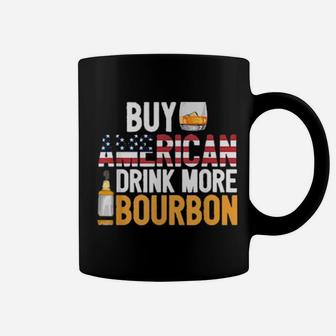 Buy American Drink More Bourbon Whiskey Drinking Coffee Mug - Monsterry CA