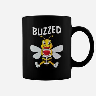 Buzzed Bee Buzzed Wine Drinking Beekeeper Gift Coffee Mug - Thegiftio UK