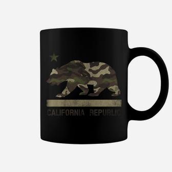Camouflage California Republic Flag Bear Star Cali La Tshirt Sweatshirt Coffee Mug | Crazezy AU