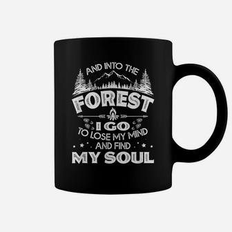 Camping Gifts With Sayings Men Women Lose Mind Find Soul Coffee Mug | Crazezy