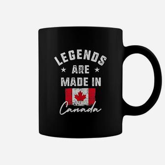 Canada Canadian Flag Legends Are Made In Canada Coffee Mug | Crazezy CA