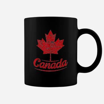Canada Maple Leaf Proud Vintage Retro Canadian Flag Coffee Mug | Crazezy CA
