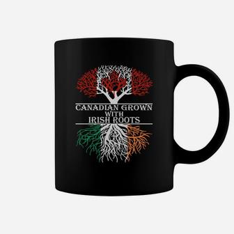 Canadian Grown With Irish Roots T-shirt Coffee Mug - Thegiftio UK