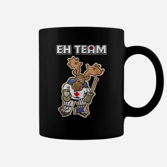 Canadian Moose Hockey Player Eh Team Coffee Mug | Crazezy