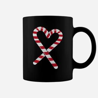 Candy Cane Heart Funny Christmas Gift For Candy Cane Lovers Coffee Mug | Crazezy UK