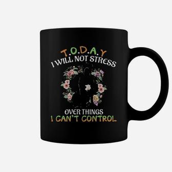 Cane Corso Today I Will Not Stress Over Things I Can't Control Coffee Mug - Monsterry