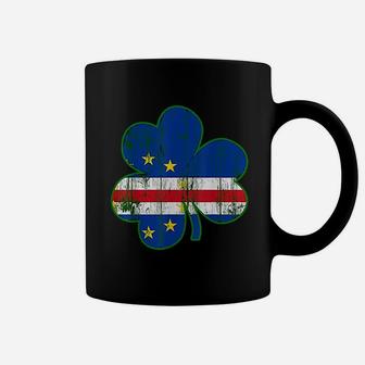 Cape Verdean Flag Irish Shamrock St Patricks Day Coffee Mug - Thegiftio UK