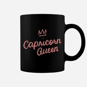Capricorn Queen Born In December January Birthday Gift Coffee Mug | Crazezy