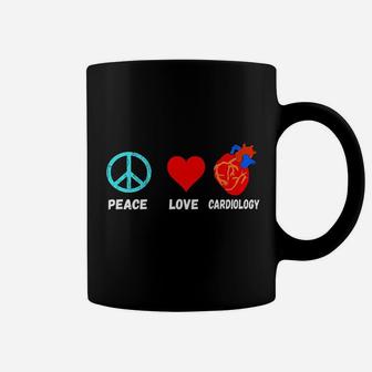 Cardiology Peace Love Cardiologist Coffee Mug - Thegiftio