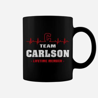 Carlson Surname Proud Family Team Carlson Lifetime Member Coffee Mug | Crazezy DE