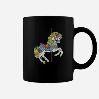 Carousel Horse Pony Carnival Rides County State Fair Coffee Mug | Crazezy
