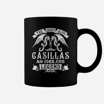 Casillas Last Name, Surname Tshirt Coffee Mug - Thegiftio UK