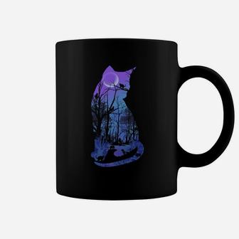 Cat And Moon Coffee Mug - Thegiftio UK