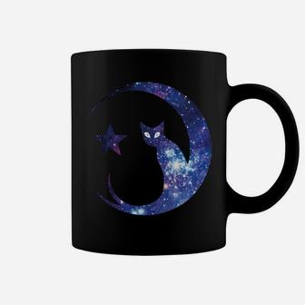 Cat And The Moon - Cat Mom Gift For Cat Lovers Coffee Mug | Crazezy DE