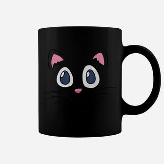 Cat Big Face Kitty Themed Gifts Pet Kitten Animal Lover Coffee Mug | Crazezy DE