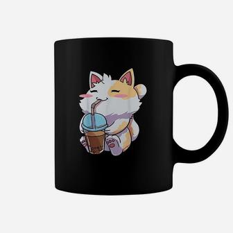 Cat Boba Bubble Tea Kawaii Neko Coffee Mug | Crazezy AU