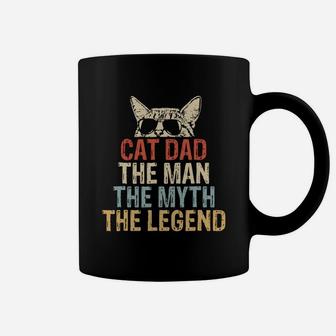 Cat Dad The Man The Myth The Legend Coffee Mug - Thegiftio UK