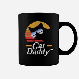 Cat Daddy Vintage Sunglasses Eighties Retro Distressed 80S Coffee Mug - Monsterry