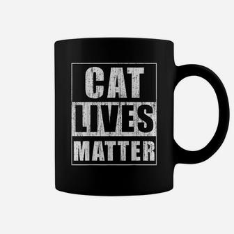 Cat Lives Matter Funny Gift For Cat Lovers Cat Owner Gift Coffee Mug | Crazezy CA