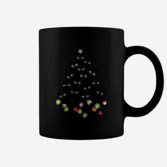 Cat Lovers Cute And Funny Holiday Tree Christmas Coffee Mug | Crazezy