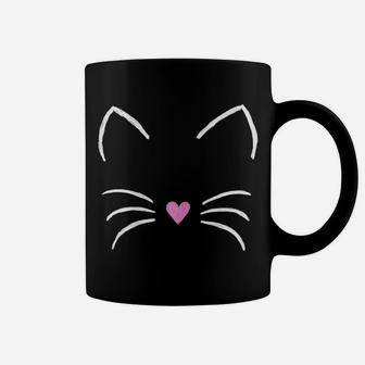 Cat Tshirt Women Funny Retro Clothes Paw Face Coffee Mug | Crazezy CA