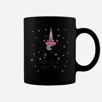 Cat Unicorn Awesome Since 2013 5Th Birthday Girl Shirts Coffee Mug | Crazezy AU