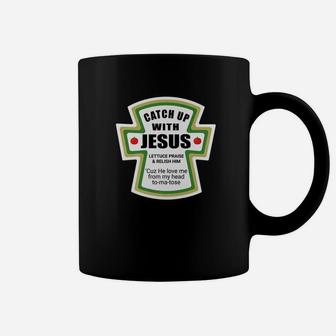 Catch Up With Jesus Christian Jesus Tee Faith Coffee Mug - Thegiftio UK