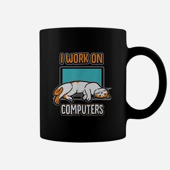 Cats And Computers Coffee Mug | Crazezy