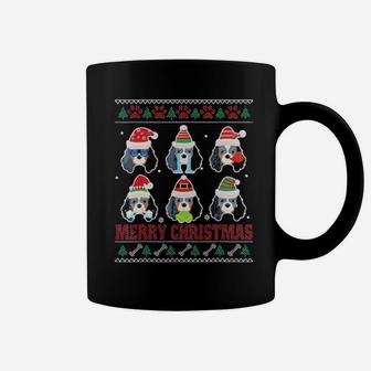 Cavalier King Charles Spaniel Ugly Santa Costume Xmas Coffee Mug - Monsterry
