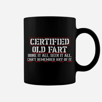 Certified Old Fart Funny Retirement Hilarious Men & Women Coffee Mug | Crazezy UK