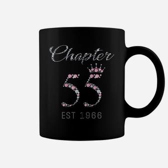 Chapter 55 Years Est 1966 55Th Birthday Tee Gift For Womens Zip Hoodie Coffee Mug | Crazezy