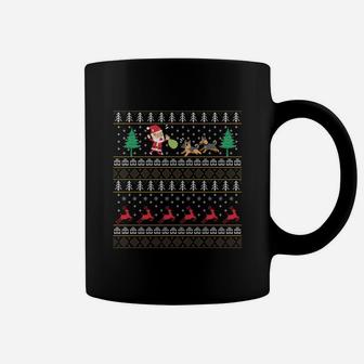 Chasing Santa German Shepherd Christmas - Sweatshirt Coffee Mug | Crazezy