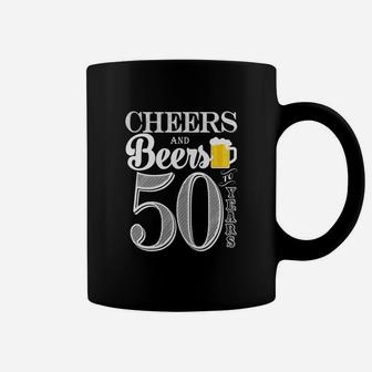 Cheers And Beers To My 50 Years Coffee Mug - Thegiftio
