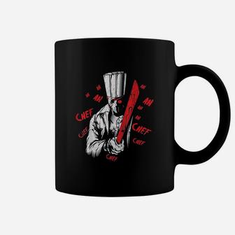 Chef Scary Horror Movie Restaurant Coffee Mug | Crazezy