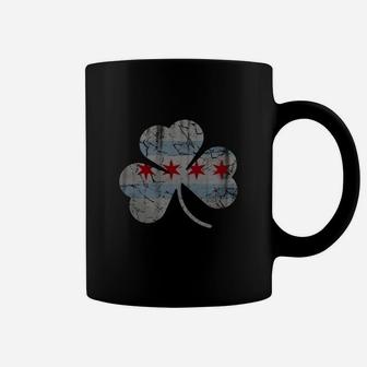 Chicago Flag Irish Shamrock Shirt Coffee Mug - Thegiftio UK