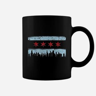 Chicago Flag Skyline Coffee Mug - Thegiftio