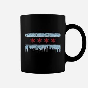 Chicago Flag Skyline Coffee Mug - Thegiftio