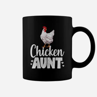 Chicken Aunt Funny Country Farm Animal Coffee Mug | Crazezy