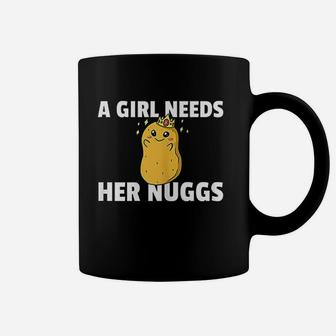 Chicken Nugget Gift For Girls Funny Chicken Nuggs Coffee Mug | Crazezy