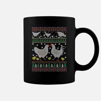 Chicken Ugly Christmas Farm Animal Funny Holiday Xmas Gift Coffee Mug | Crazezy CA