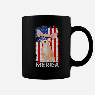Chihuahua Merica 4Th Of July Gifts Dog Puppy Coffee Mug - Monsterry