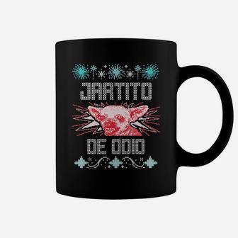 Chihuahua Puerto Rico Ugly Christmas Sweater Navidad Boricua Sweatshirt Coffee Mug | Crazezy