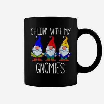 Chillin With My Gnomies, Christmas Garden Gnome Xmas God Jul Coffee Mug | Crazezy AU