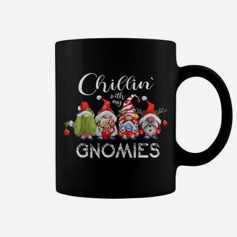 Chillin With My Gnomies, Funny Christmas Gnome Graphics Coffee Mug | Crazezy