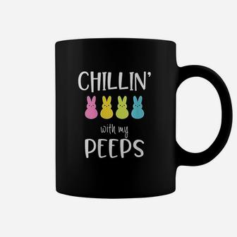Chillin With My Peeps Marshmallows Lovers Coffee Mug | Crazezy