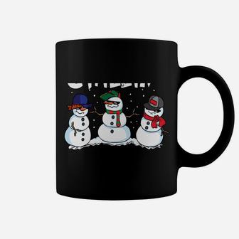 Chillin' With My Snowmies Funny Christmas Snowman Coffee Mug | Crazezy DE
