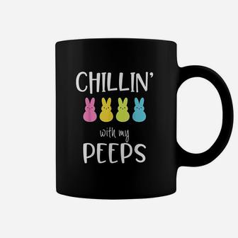 Chilling With My Peeps Marshmallows Lovers Coffee Mug | Crazezy CA